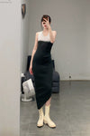 marc le bihan black and white dyed sundress 2862 E23 black/white